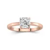 1.50ct Moissanite Engagement Ring 14K Rose Gold