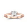 1.00ct Moissanite Engagement Ring 14K Rose Gold