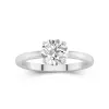 1.50ct Moissanite Engagement Ring Platinum