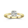 1.00ct Moissanite Engagement Ring 14K Gold