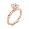 1.50ct Moissanite Engagement Ring 14K Rose Gold