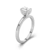 1.50ct Moissanite Engagement Ring Platinum