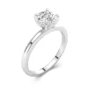 1.00ct Moissanite Engagement Ring 14K White Gold