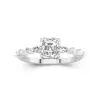 Timeless Asscher 1.50ct Moissanite Engagement Ring