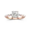 Timeless Asscher 2.00ct Moissanite Engagement Ring