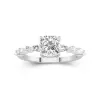 Timeless Cushion 1.50ct Moissanite Engagement Ring