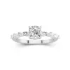 Timeless Cushion 1.00ct Moissanite Engagement Ring