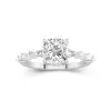 Timeless Cushion 2.00ct Moissanite Engagement Ring