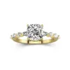 Timeless Cushion 2.00ct Moissanite Engagement Ring