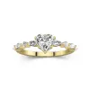 Timeless Heart 1.00ct Moissanite Engagement Ring