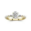 Timeless Oval 1.50ct Moissanite Engagement Ring