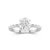 Éternel Ovale 2.00ct Moissanite Bague de fiançailles