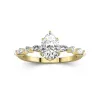 Timeless Pear 1.50ct Moissanite Engagement Ring