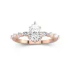 Timeless Pear 1.50ct Moissanite Engagement Ring