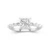 Éternel Princesse 1.50ct Moissanite Bague de fiançailles