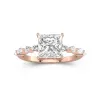 Éternel Princesse 2.00ct Moissanite Bague de fiançailles