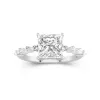 Timeless Princess 2.00ct Moissanite Engagement Ring