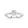 Timeless Round 1.00ct Moissanite Engagement Ring