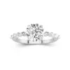 Timeless Round 2.00ct Moissanite Engagement Ring