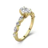 Éternel Ovale 1.50ct Moissanite Bague de fiançailles