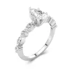 Timeless Pear 2.00ct Moissanite Engagement Ring