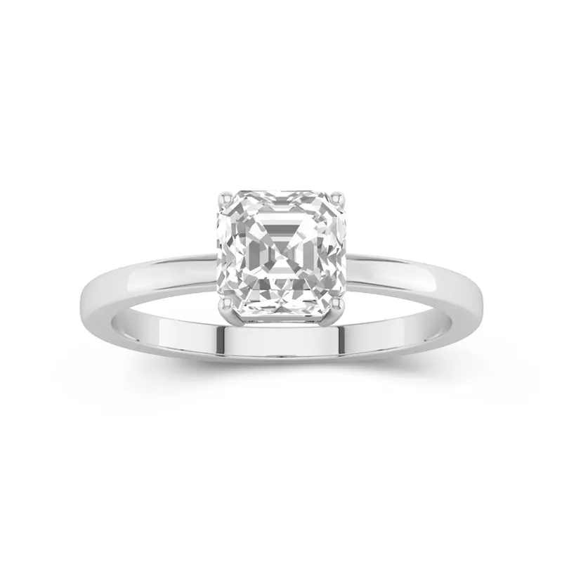 1.50ct Moissanite Engagement Ring 925 Sterling Silver