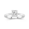 1.00ct Moissanite Bague de fiançailles Or blanc 14 carats