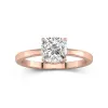 1.50ct Moissanite Bague de fiançailles Or rose 18 carats