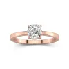 1.00ct Moissanite Bague de fiançailles Or rose 14 carats