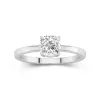 1.00ct Moissanite Bague de fiançailles Or blanc 14 carats