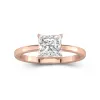 1.50ct Moissanite Bague de fiançailles Or rose 14 carats