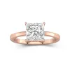 2.00ct Moissanite Bague de fiançailles Or rose 18 carats