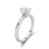 2.00ct Moissanite Engagement Ring 14K White Gold