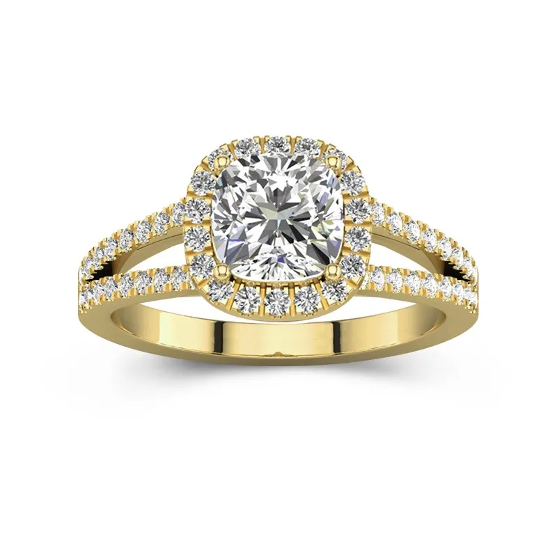 Glory Cushion 1.50ct Moissanite Engagement Ring