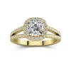 Glory Cushion 1.50ct Moissanite Engagement Ring