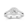 Glory Cushion 1.00ct Moissanite Engagement Ring