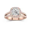 Glory Cushion 2.00ct Moissanite Engagement Ring