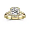 Glory Cushion 2.00ct Moissanite Engagement Ring