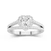 Glory Heart 1.00ct Moissanite Engagement Ring