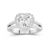 Glory Heart 2.00ct Moissanite Engagement Ring