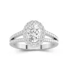 Glory Oval 1.50ct Moissanite Engagement Ring