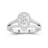 Glory Pear 1.50ct Moissanite Engagement Ring