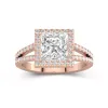 Glory Princess 2.00ct Moissanite Engagement Ring