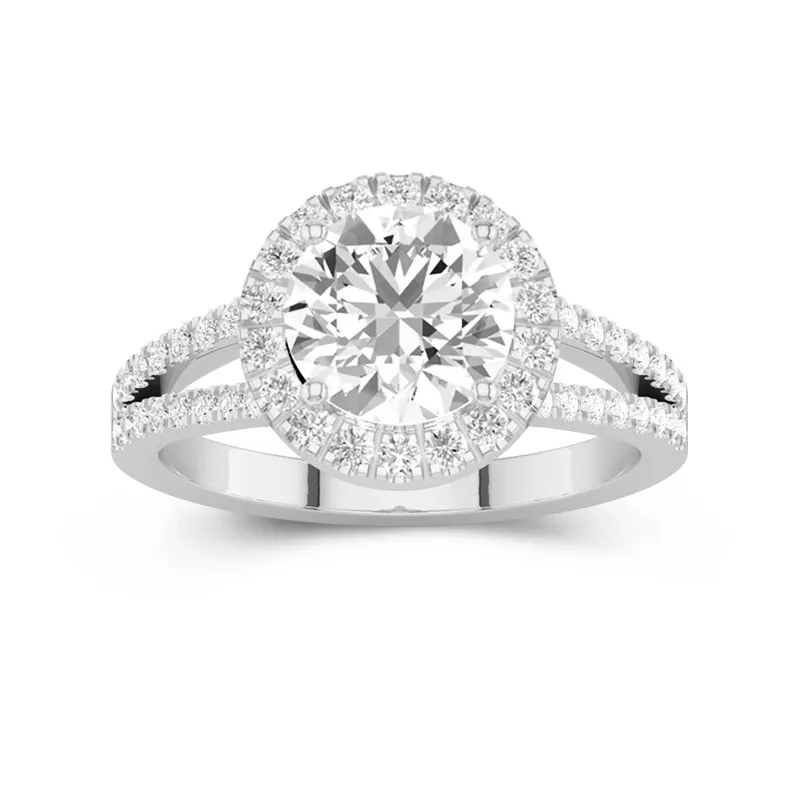 Glory Round 2.00ct Moissanite Engagement Ring