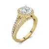 Glory Cushion 1.50ct Moissanite Engagement Ring