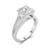 Glory Princess 1.50ct Moissanite Engagement Ring