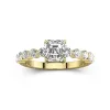 Classic Asscher 1.50ct Moissanite Engagement Ring