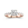 Classic Asscher 2.00ct Moissanite Engagement Ring