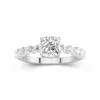 Classic Cushion 1.50ct Moissanite Engagement Ring