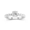 Classique Coussin 1.00ct Moissanite Bague de fiançailles